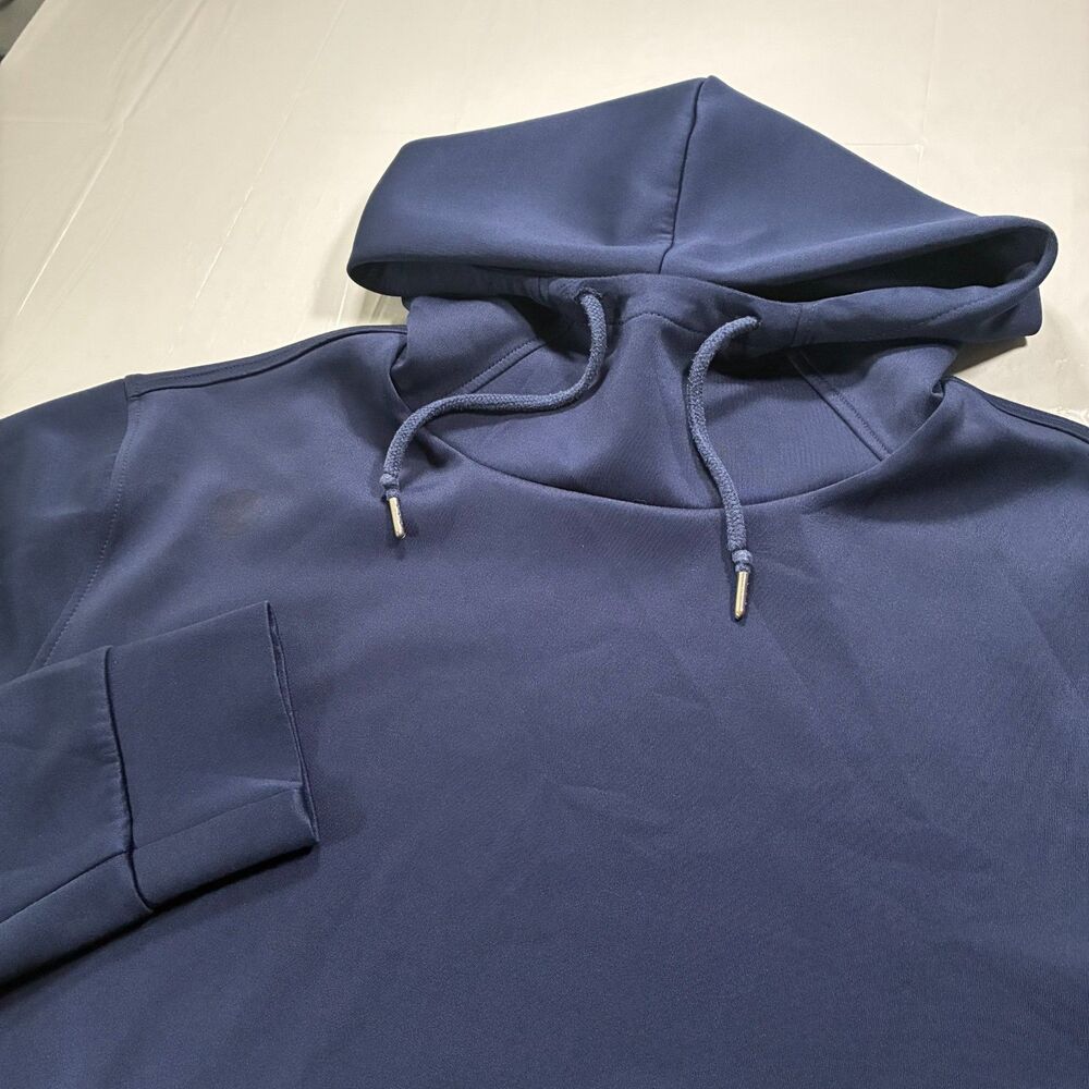 Legends Hawthorne Tech Hoodie Mens XL Navy Blue Performance Pullover Sweatshirt